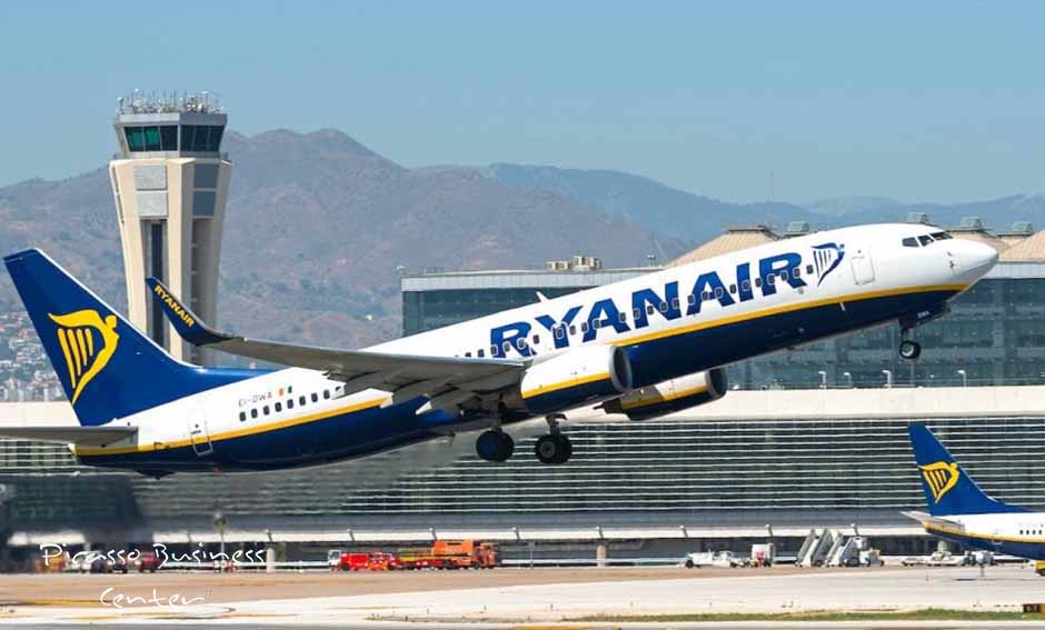 Londres às 2h45, Manchester às 2h55, Bristol às 2h40, Barcelona às 1h35, Madrid às 1h10 de avião para o aeroporto de Málaga